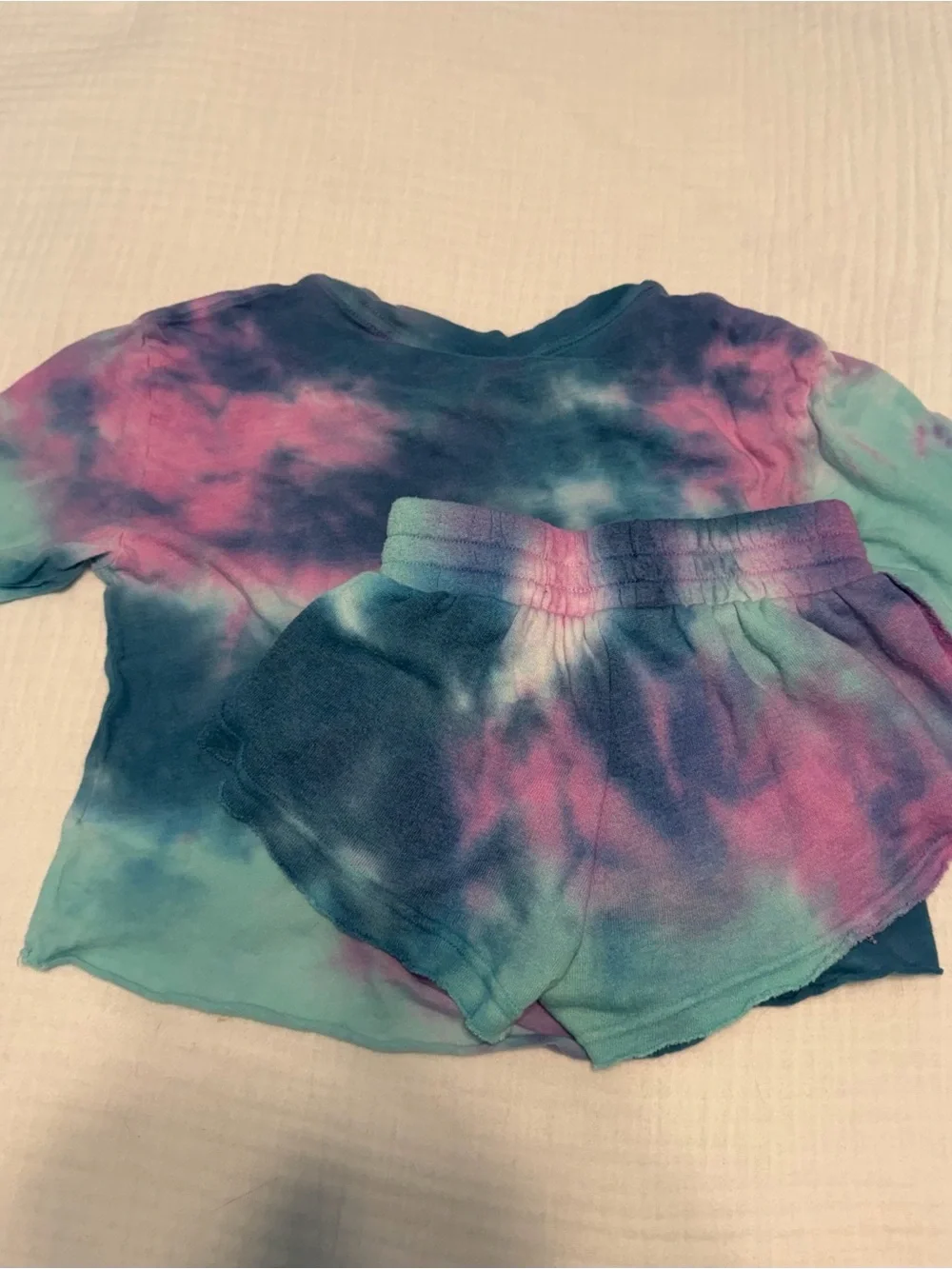 Rowdy Sprout Kids Tie-Dye Slouchy Matching Set
